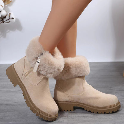 Zoe - Warme Winter-Boots mit Fellfütterung