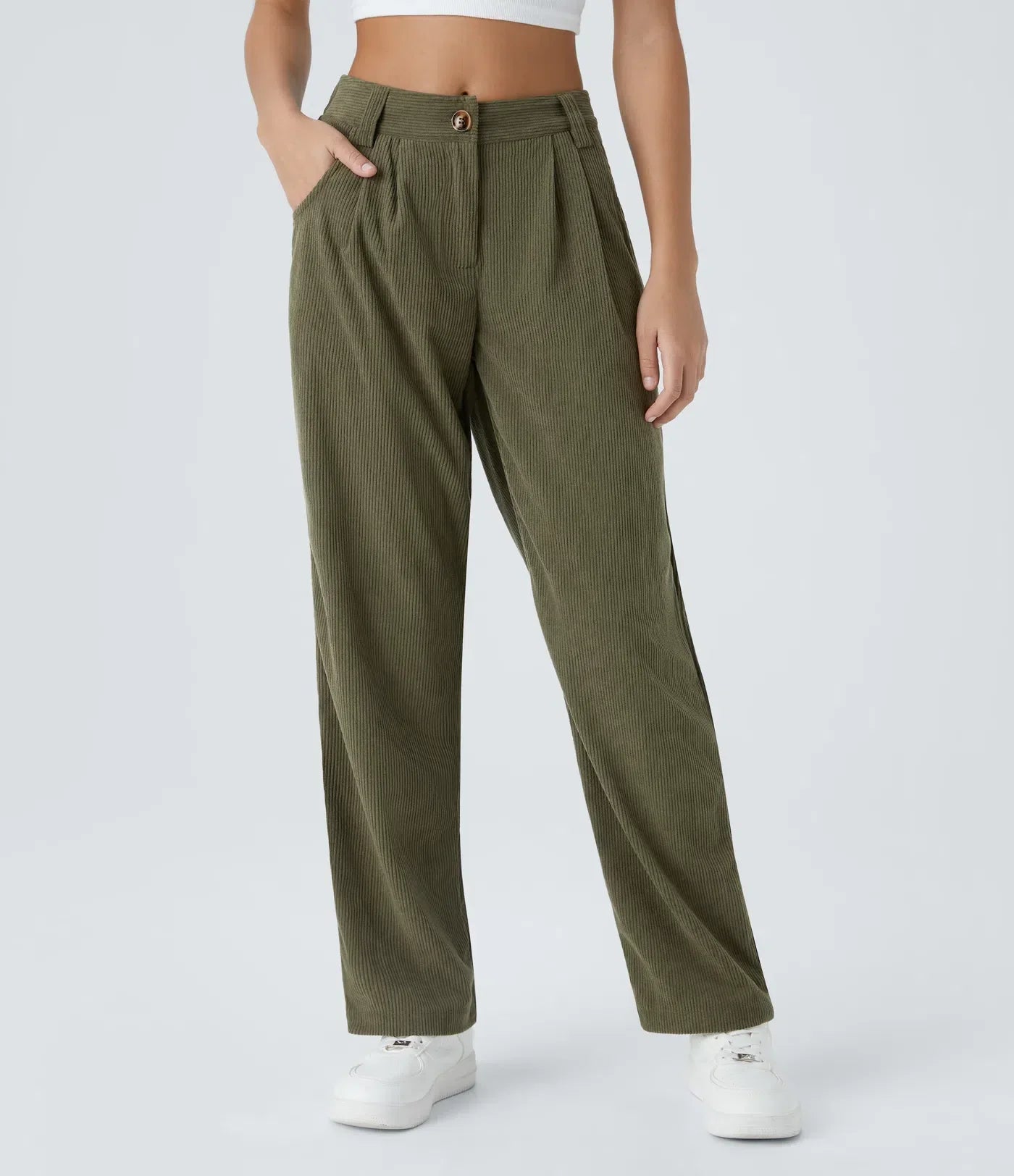 Jhana Lässige Cordhose für Damen