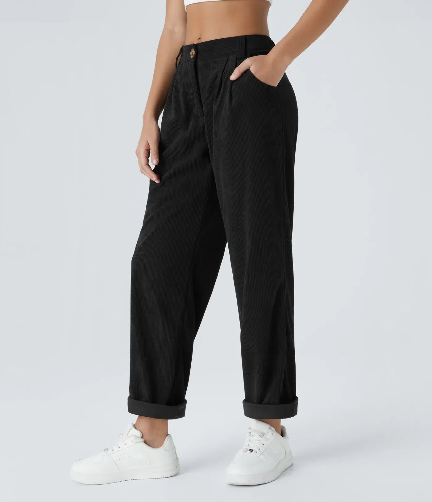 Jhana Lässige Cordhose für Damen