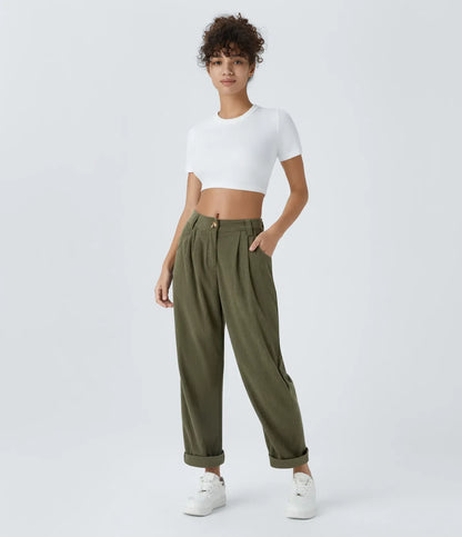 Jhana Lässige Cordhose für Damen