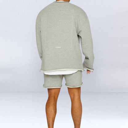 Victor - Komfortable Pullover- und Shorts-Set für Herren