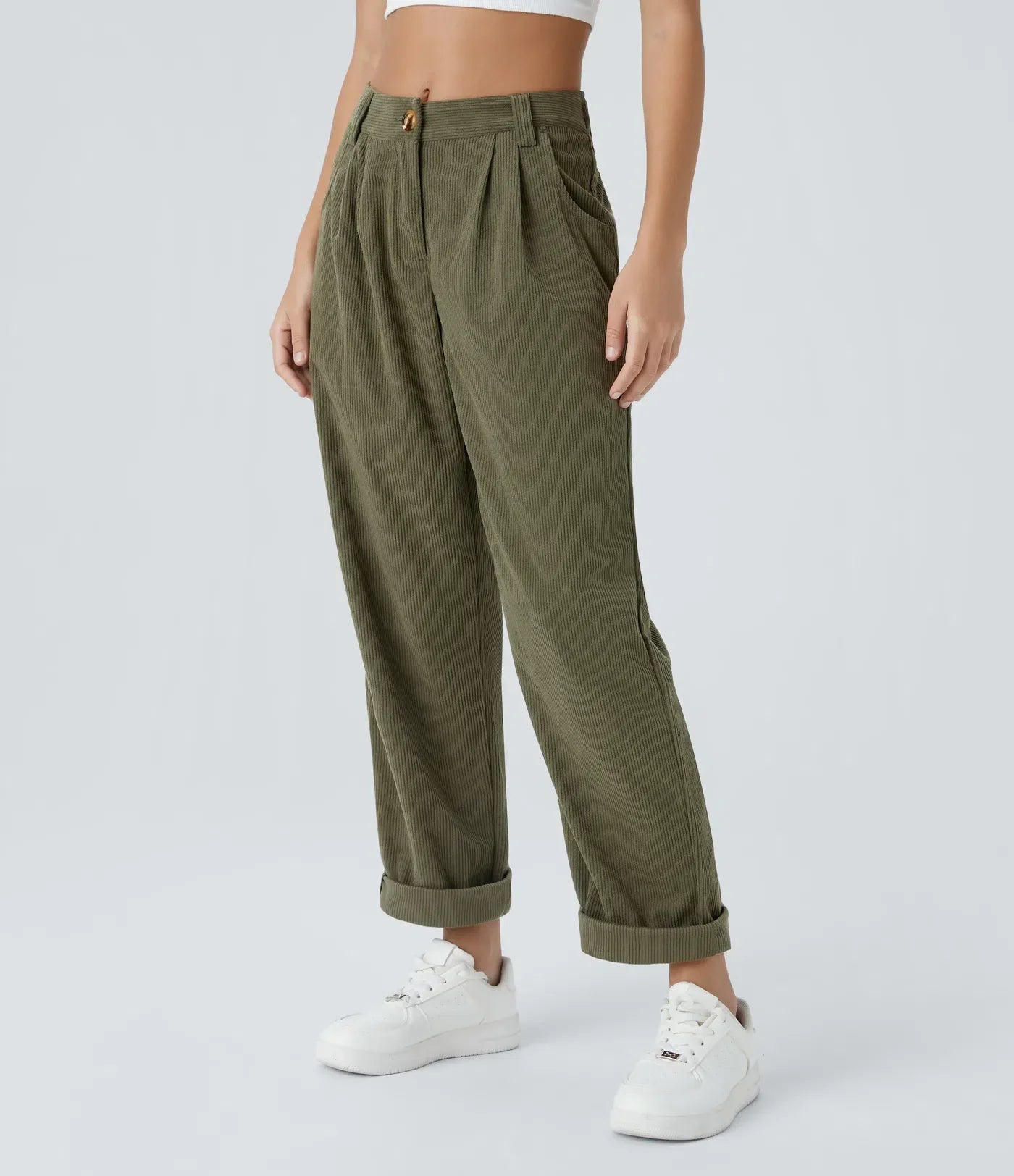 Jhana Lässige Cordhose für Damen