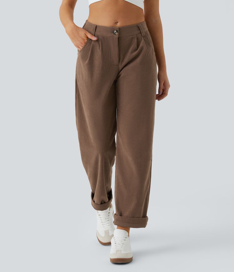 Jhana Lässige Cordhose für Damen