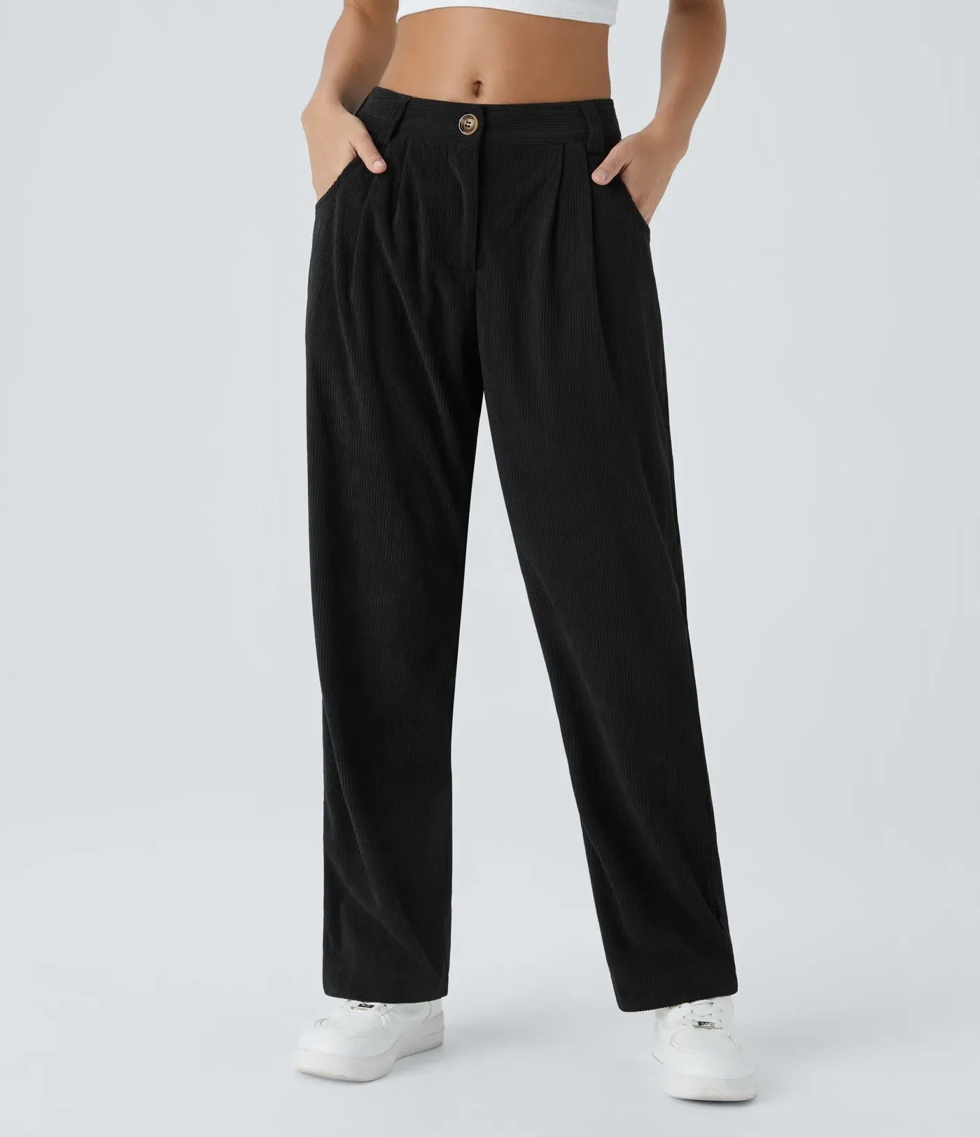 Jhana Lässige Cordhose für Damen