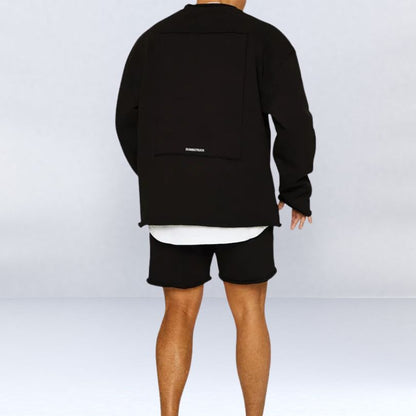 Victor - Komfortable Pullover- und Shorts-Set für Herren