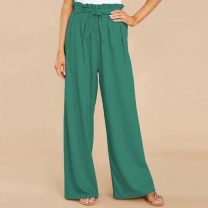 "Monna" Lässige High-Waist-Hose