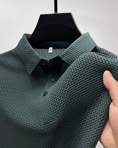 Atmungsaktives, stylisches und vielseitiges Mesh-Poloshirt für Herren