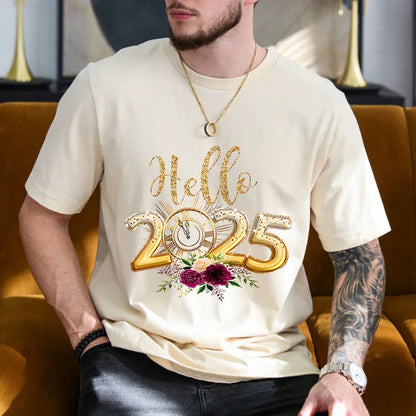 Hello 2025 - T-Shirt für Herren