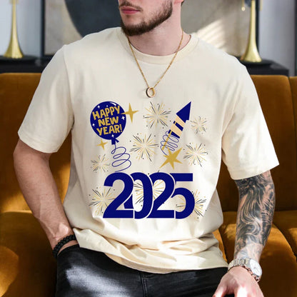 Hello 2025 - T-Shirt für Herren