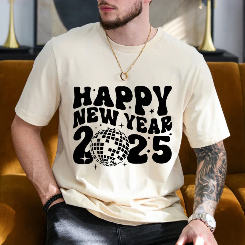 Hello 2025 - T-Shirt für Herren