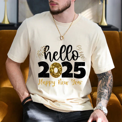 Hello 2025 - T-Shirt für Herren