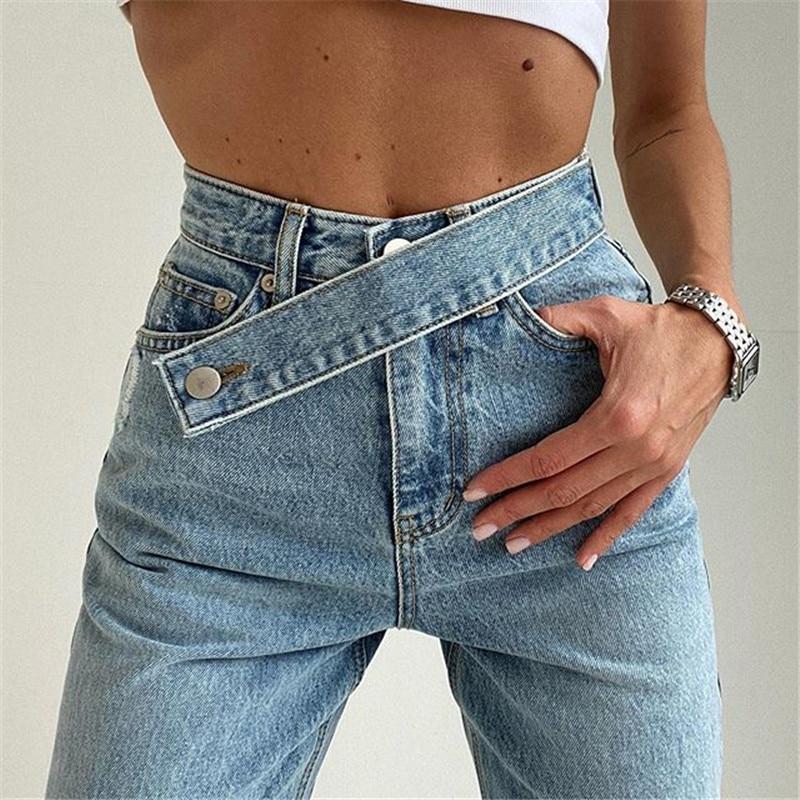 "Jenny" Hochtaillierte Jeans