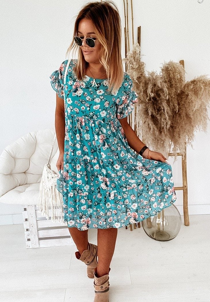 "Sophie" Boho-Kleid