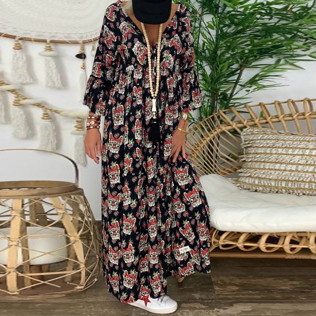 "Narella" Boho-Maxi-Kleid